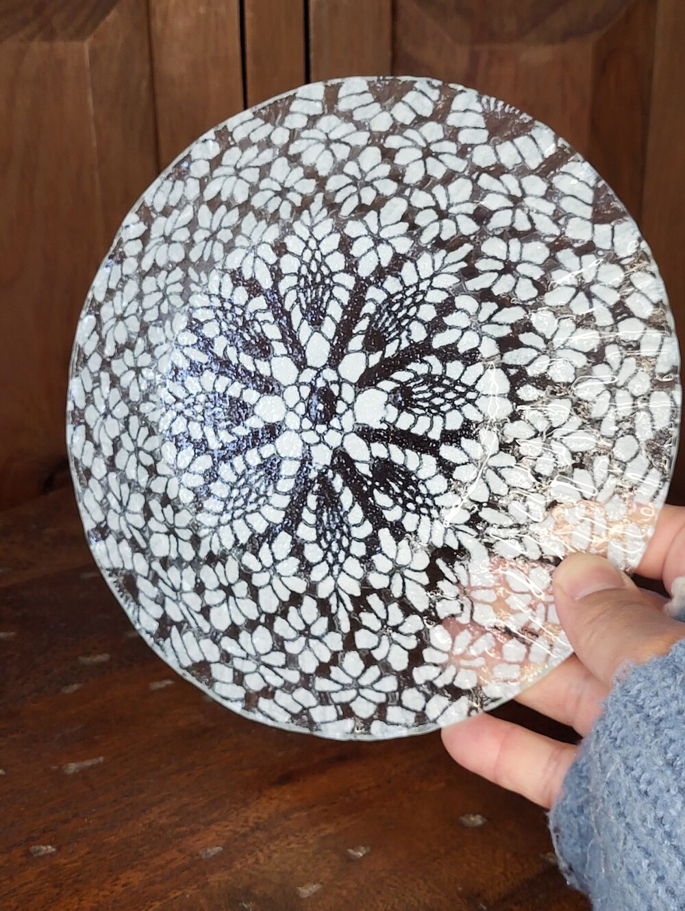 Sydenstricker fused glass plate - Picture 8 of 12